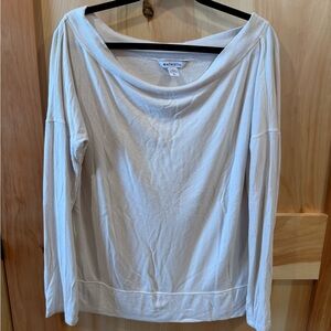 Athleta Cream Studio Barre Sweatshirt